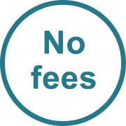 No fees