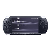 新型“PSP”「プレイステーション・ポータブル」ピアノ・ブラック（PSP-2000PB）
