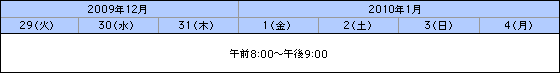 ATMご利用時間