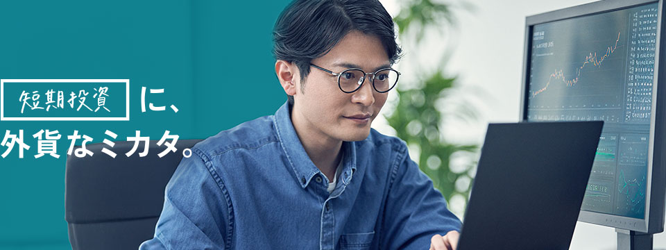 短期投資に、外貨なミカタ。