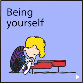 Being yourself