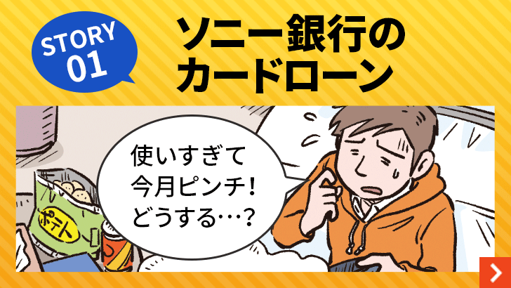 STORY 01　ソニー銀行のカードローン