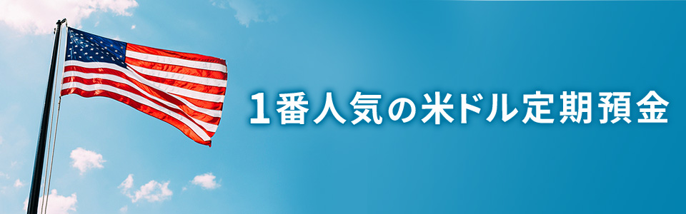 1番人気の米ドル定期預金