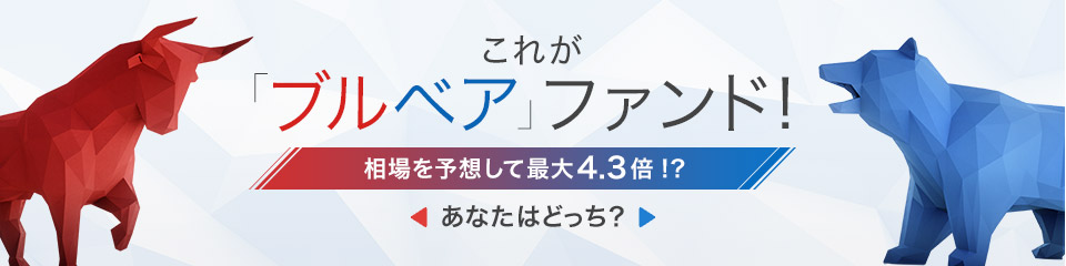 これが「ブルベア」ファンド！相場を予想して最大4.3倍！？あなたはどっち？