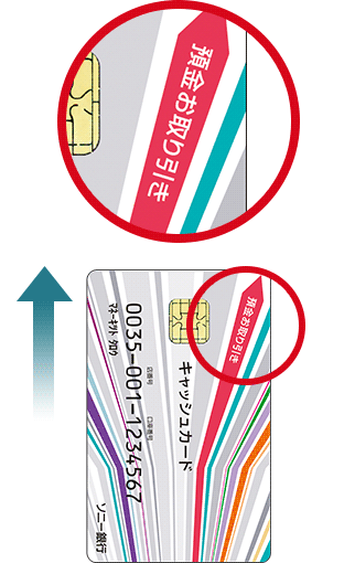 キャッシュカード（スタンダード）ご利用イメージ